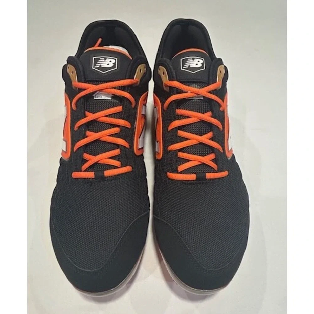 New Balance Mens 3000 V4 Metal Baseball Cleats Black/Orange NIB - Size 16 X-Wide